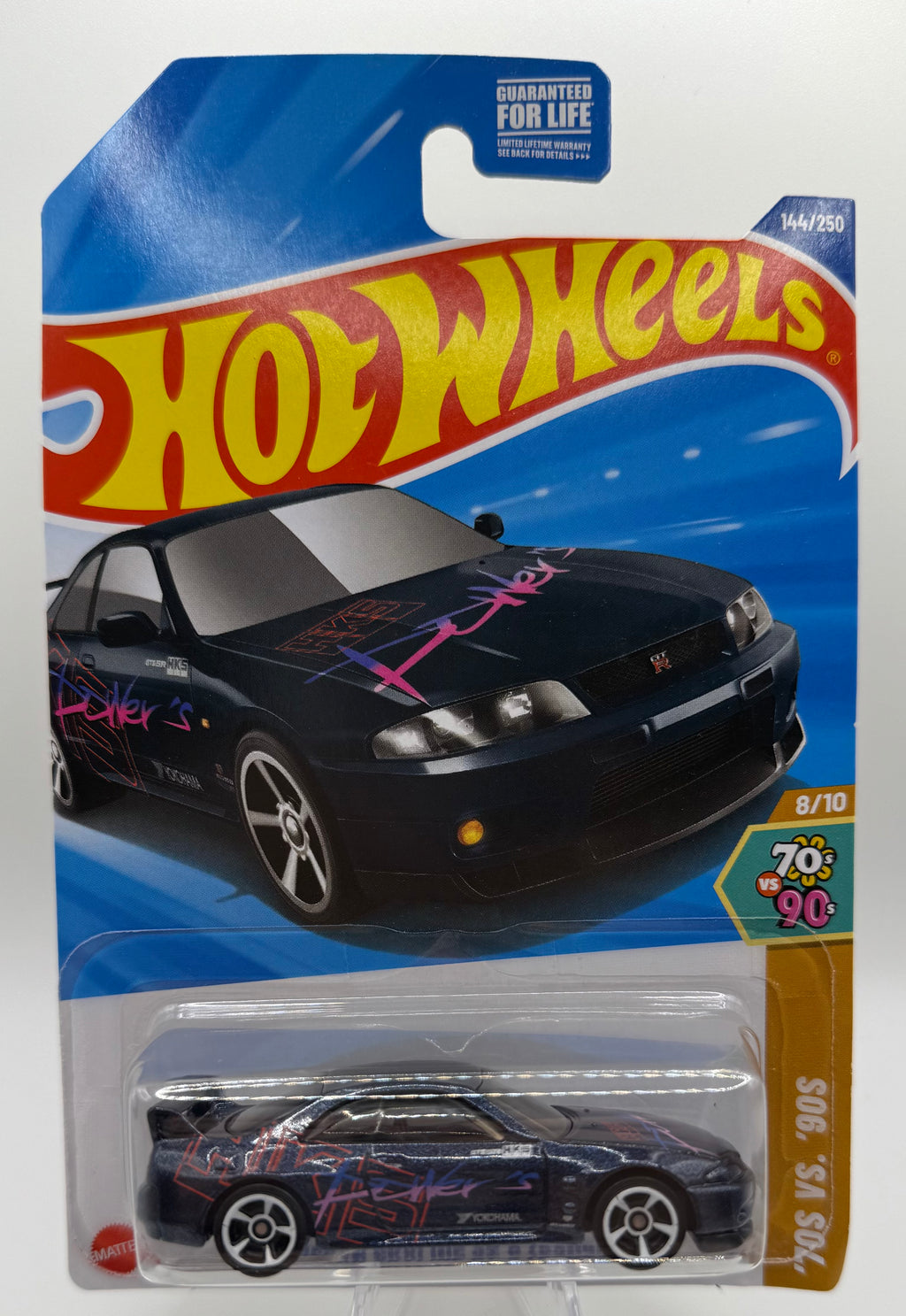 2025 Hot Wheels Nissan Skyline GT-R HKS R33 Navy Blue