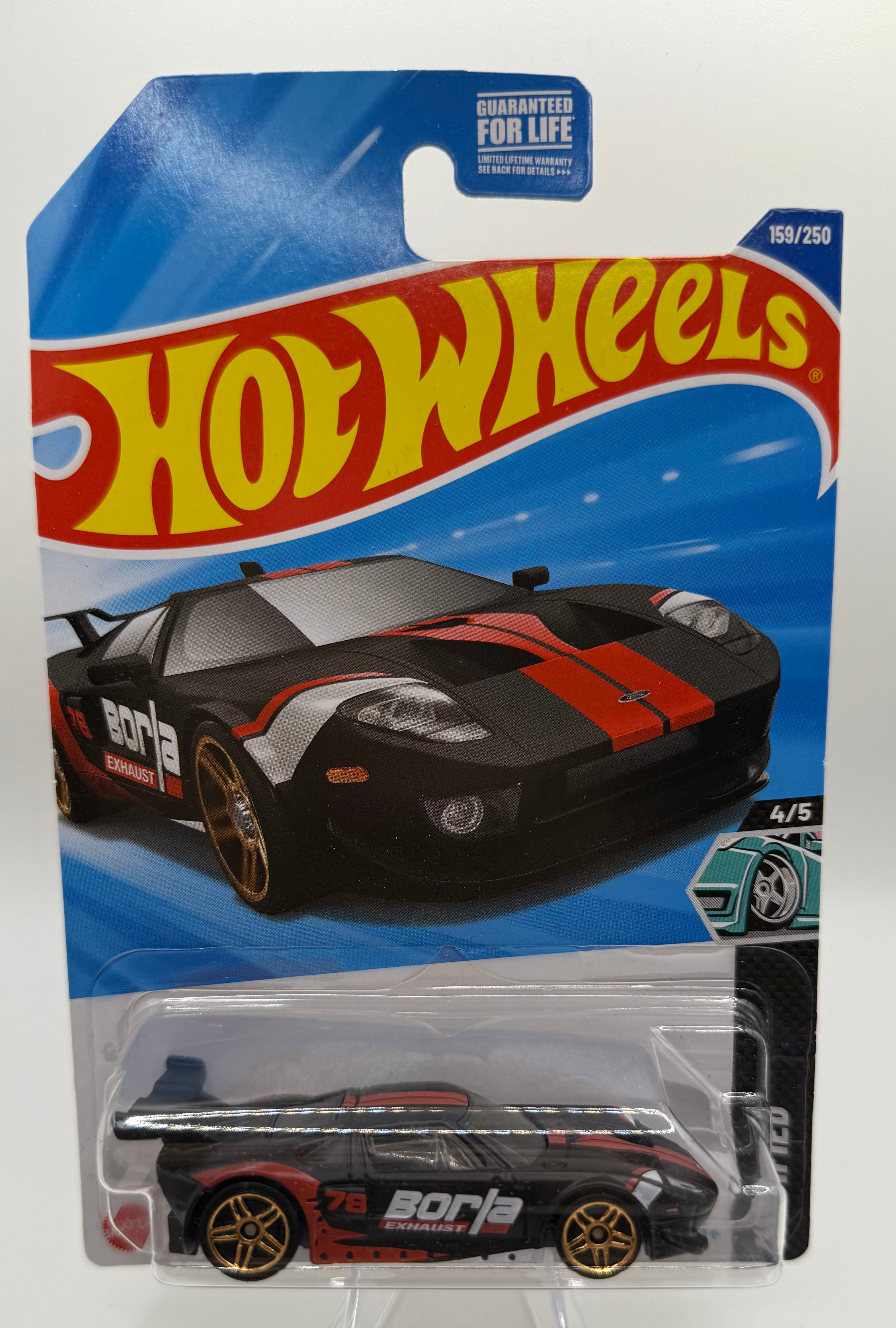 Hot Wheels 2025 N Case Ford GT Borla Black