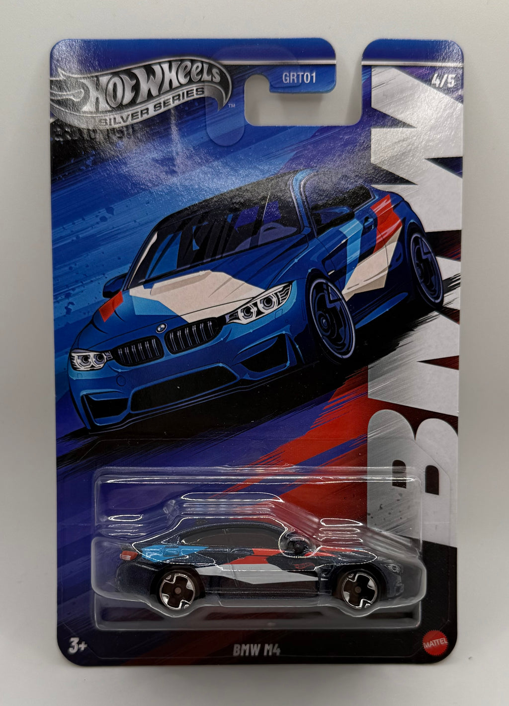 Hot Wheels Silver Series BMW M4 #4/5 Walmart Exclusive 2025