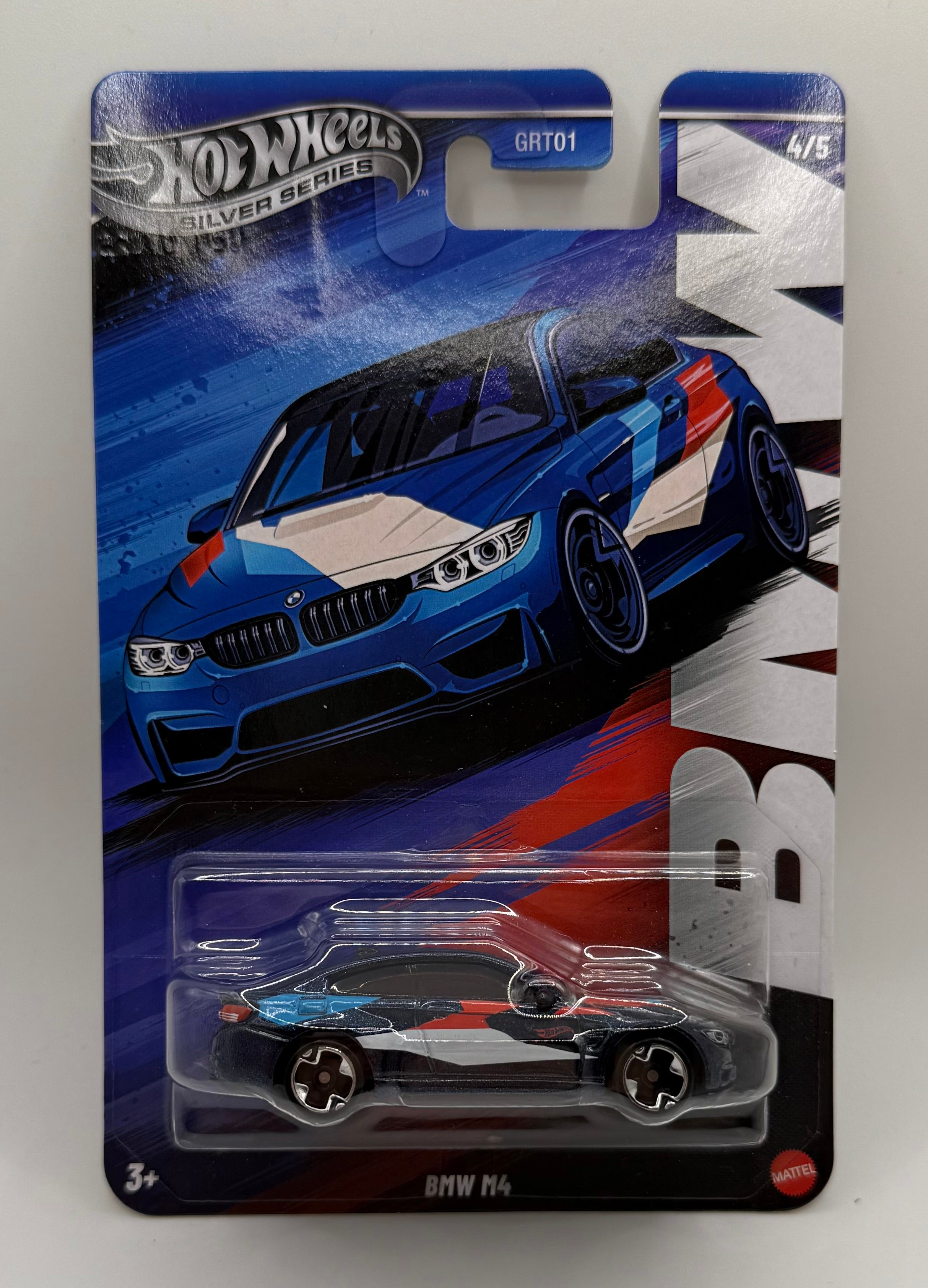 Hot Wheels Silver Series BMW M4 #4/5 Walmart Exclusive 2025