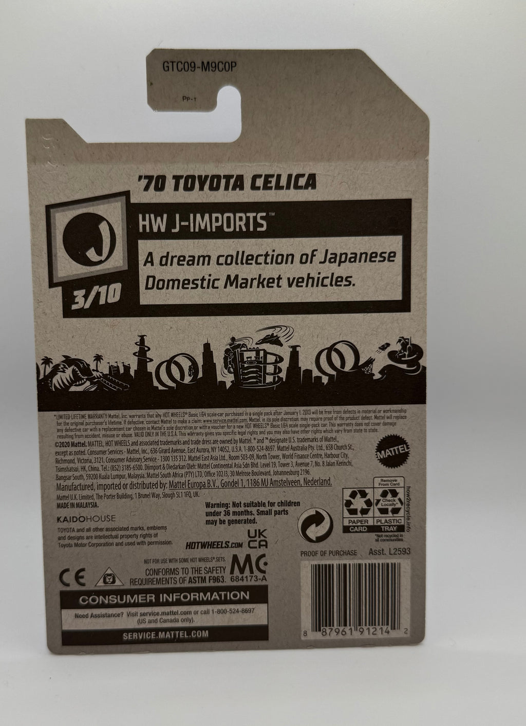 Hot Wheels 2021 HW J-Imports '70 Toyota Celica