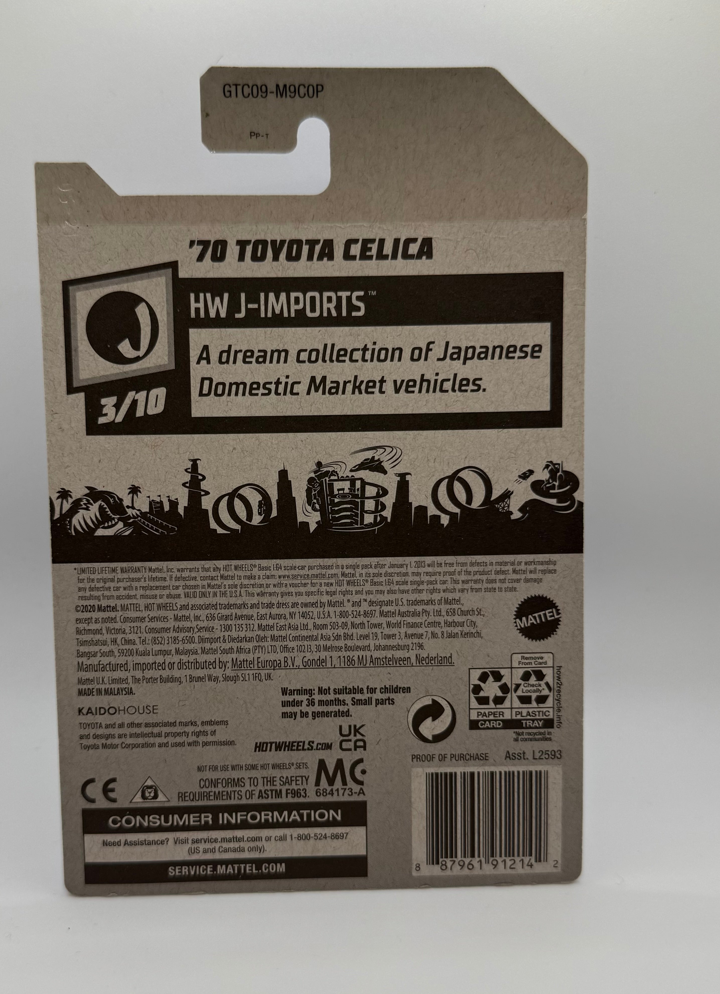 Hot Wheels 2021 HW J-Imports '70 Toyota Celica