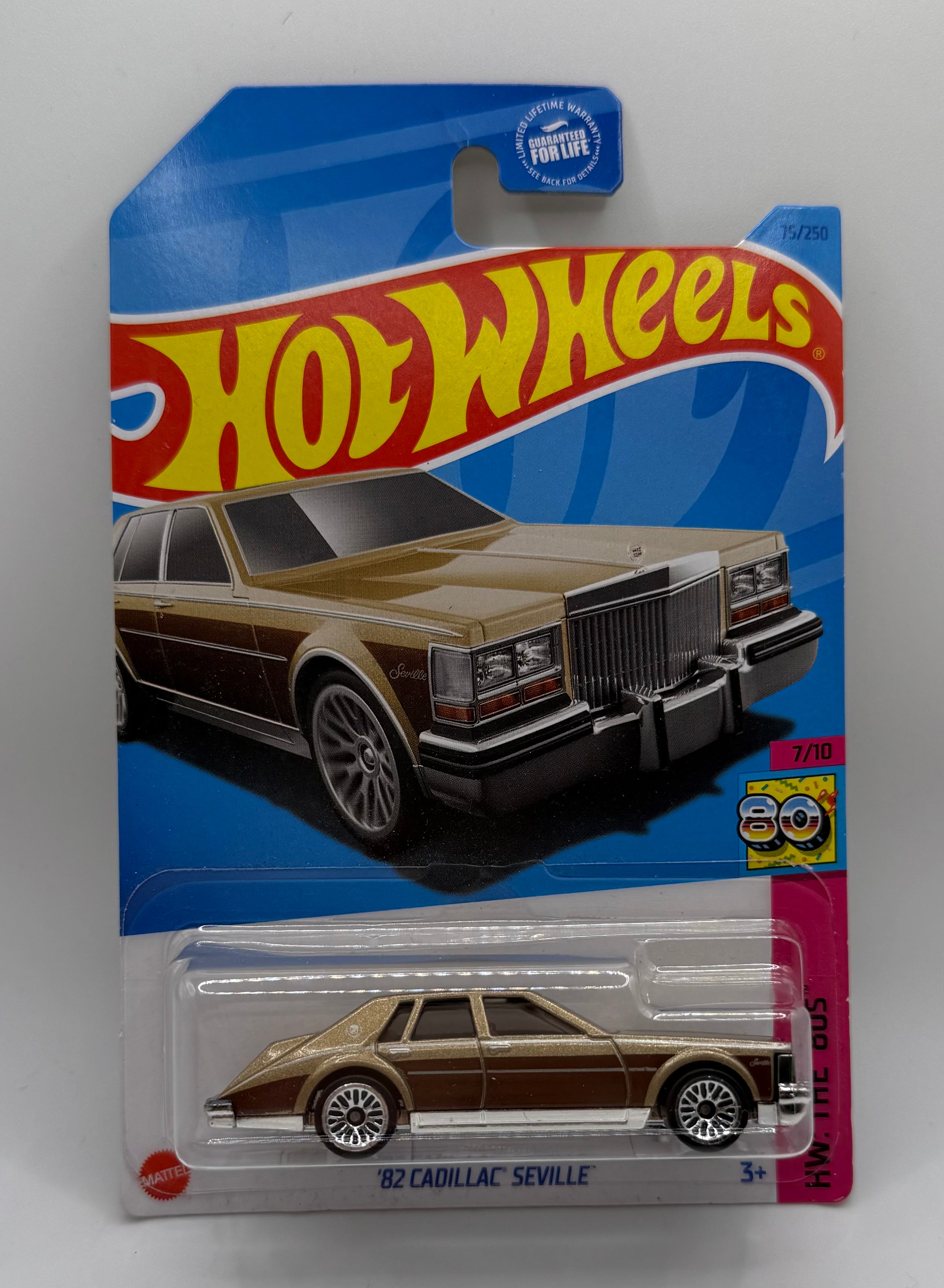 Hot Wheels '82 Cadillac Seville Metallic Gold 75/250 2023