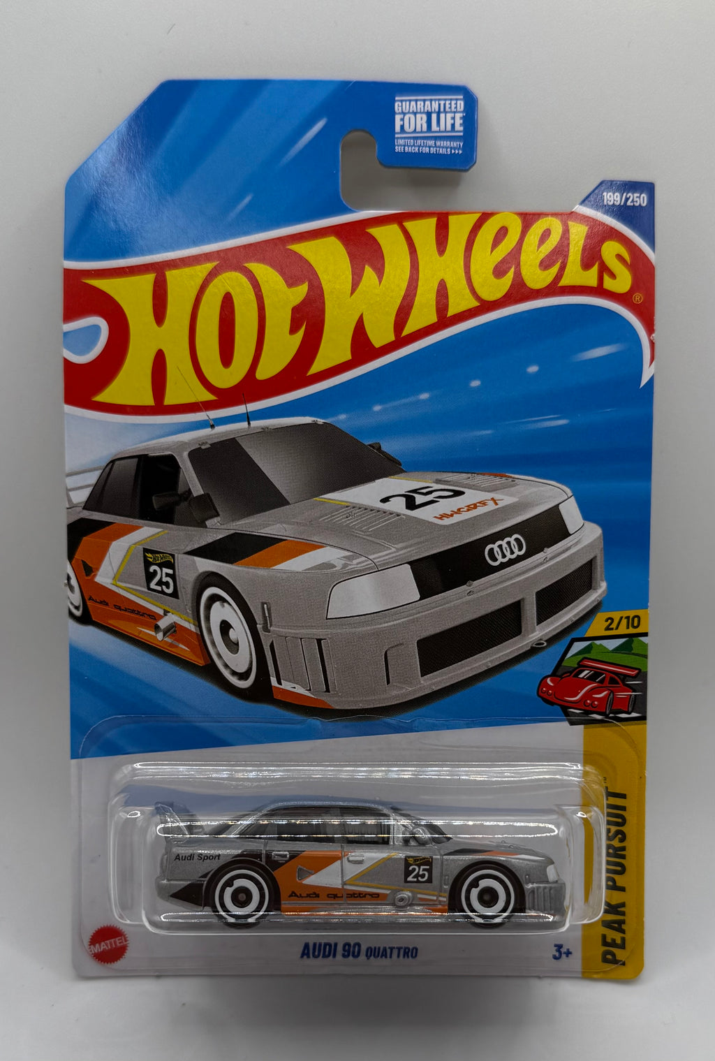 Hot Wheels 91 Audi 80 Quattro #199/250