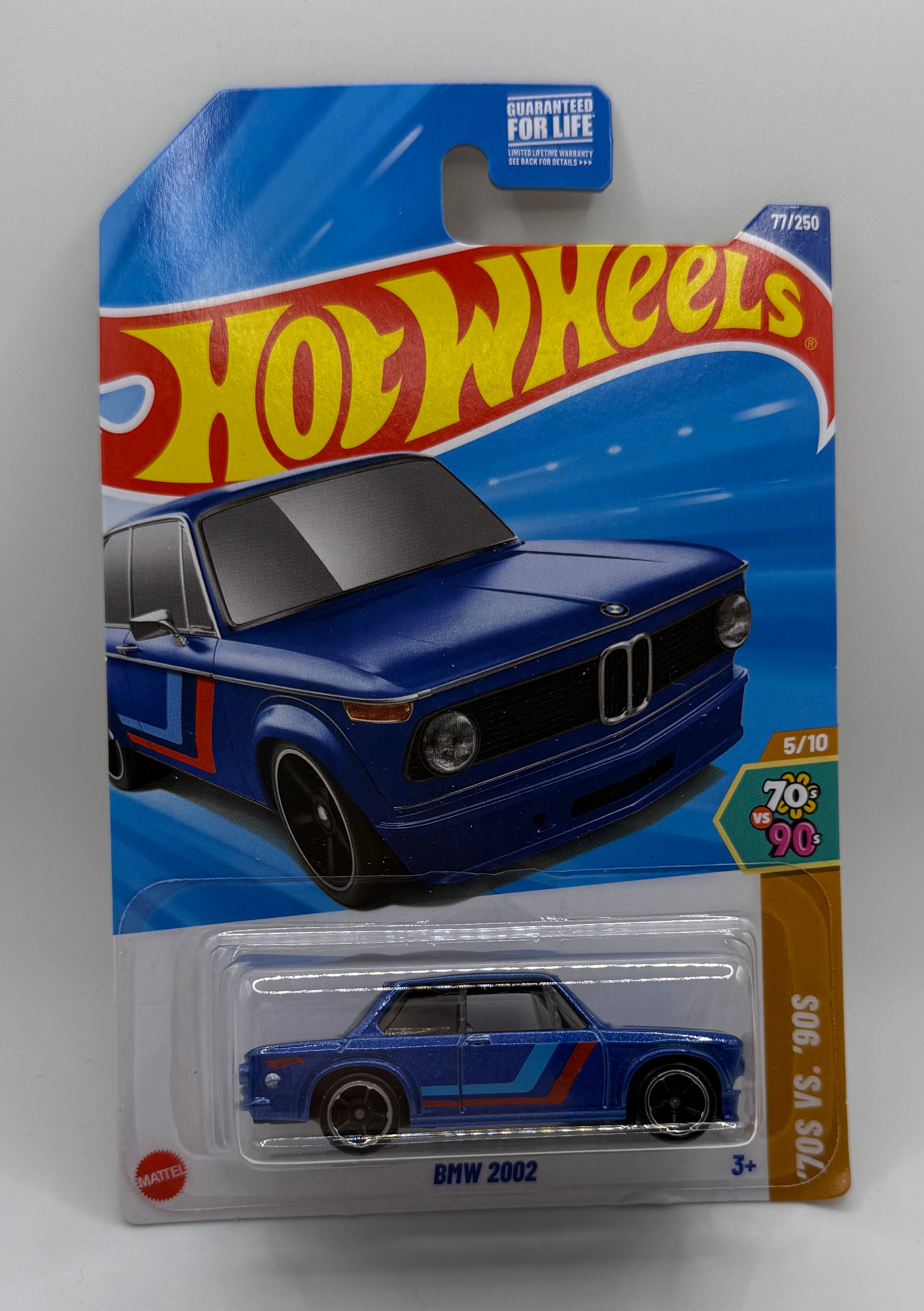 Hot Wheels 2023 BMW 2002 Blue '70s vs '90s