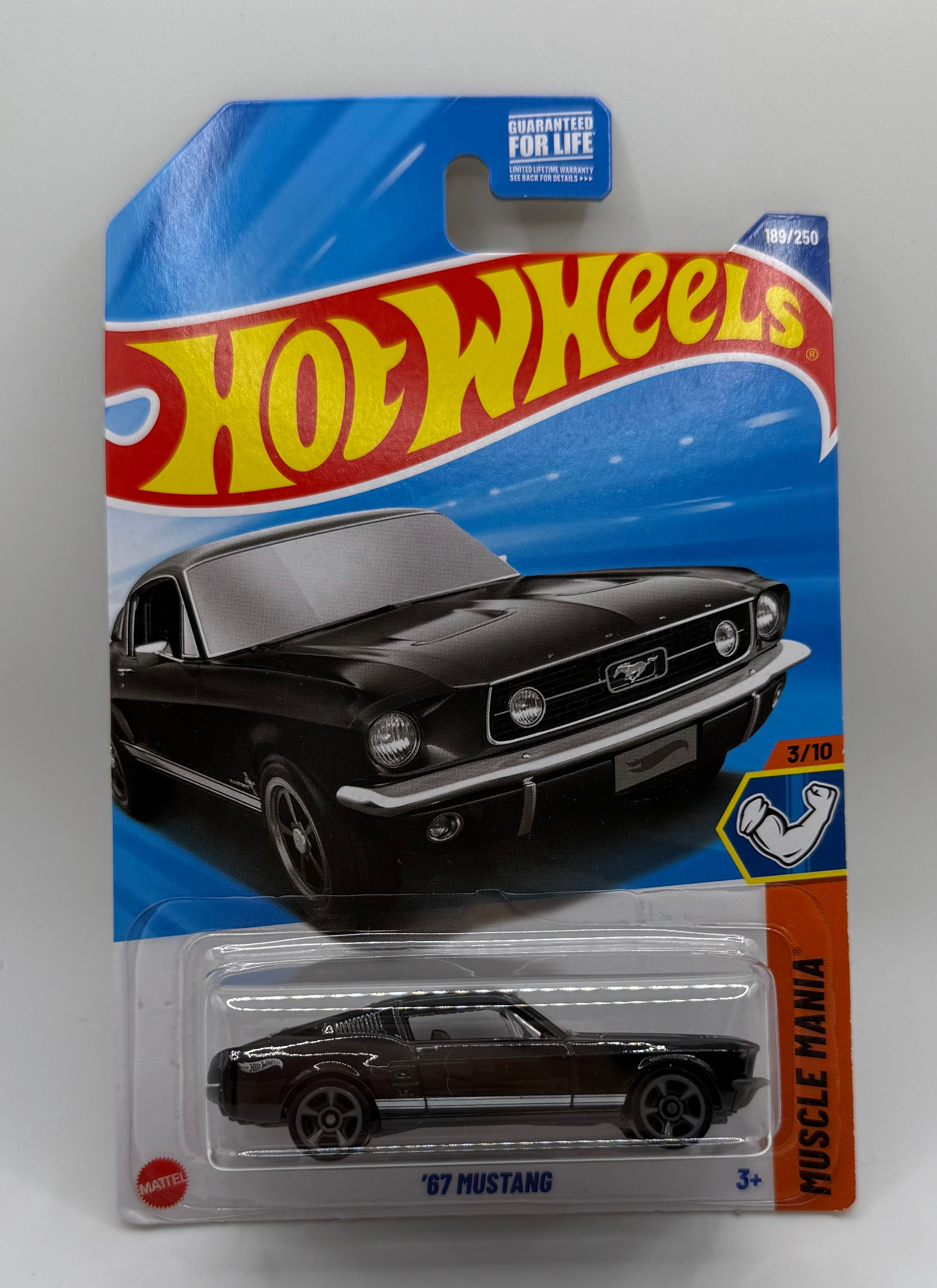 Hot Wheels Mainline 2025 Case J '67 MUSTANG Muscle Mania