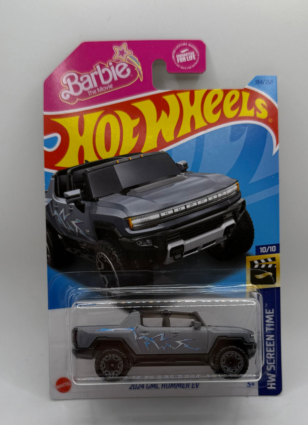 Hot Wheels 2024 GMC Hummer EV Barbie Movie Card HW Screen Time
