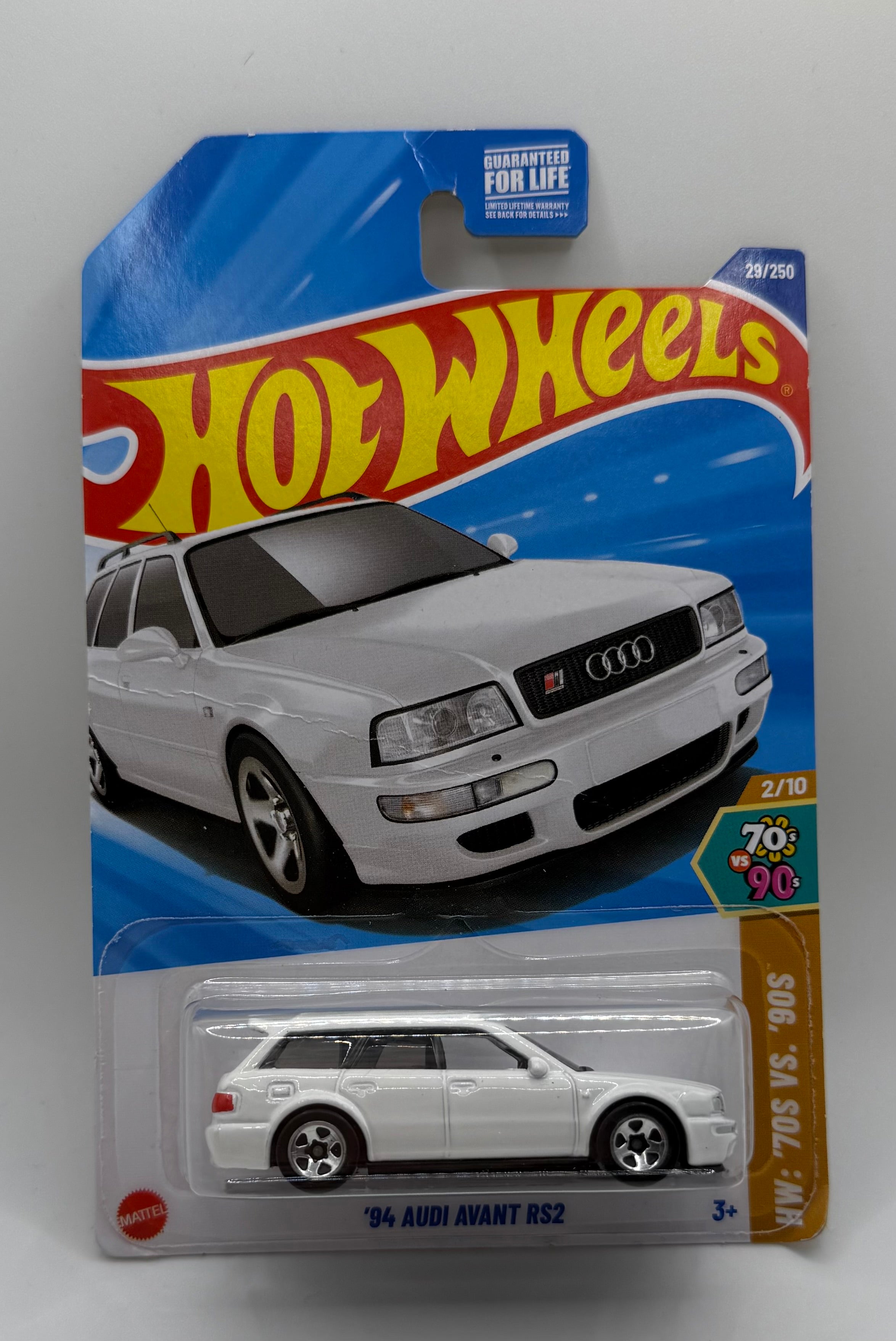 2025 Hot Wheels '94 Audi Avant RS2 White Hw: '70s Vs. '90s