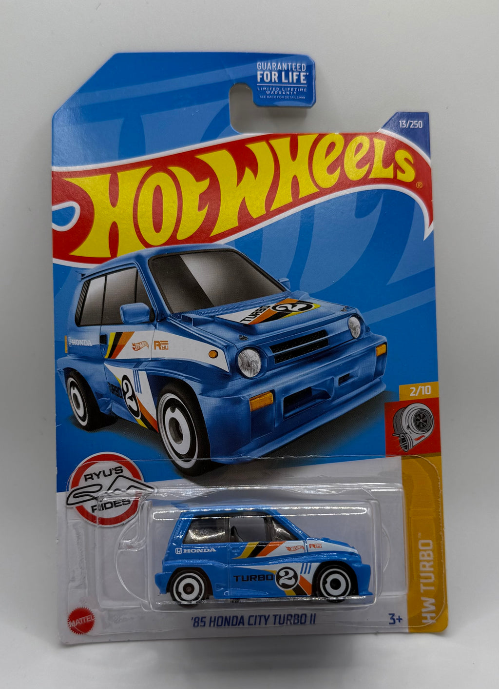 Hot Wheels 2022 #13 - ‘85 Honda City Turbo II (Blue)
