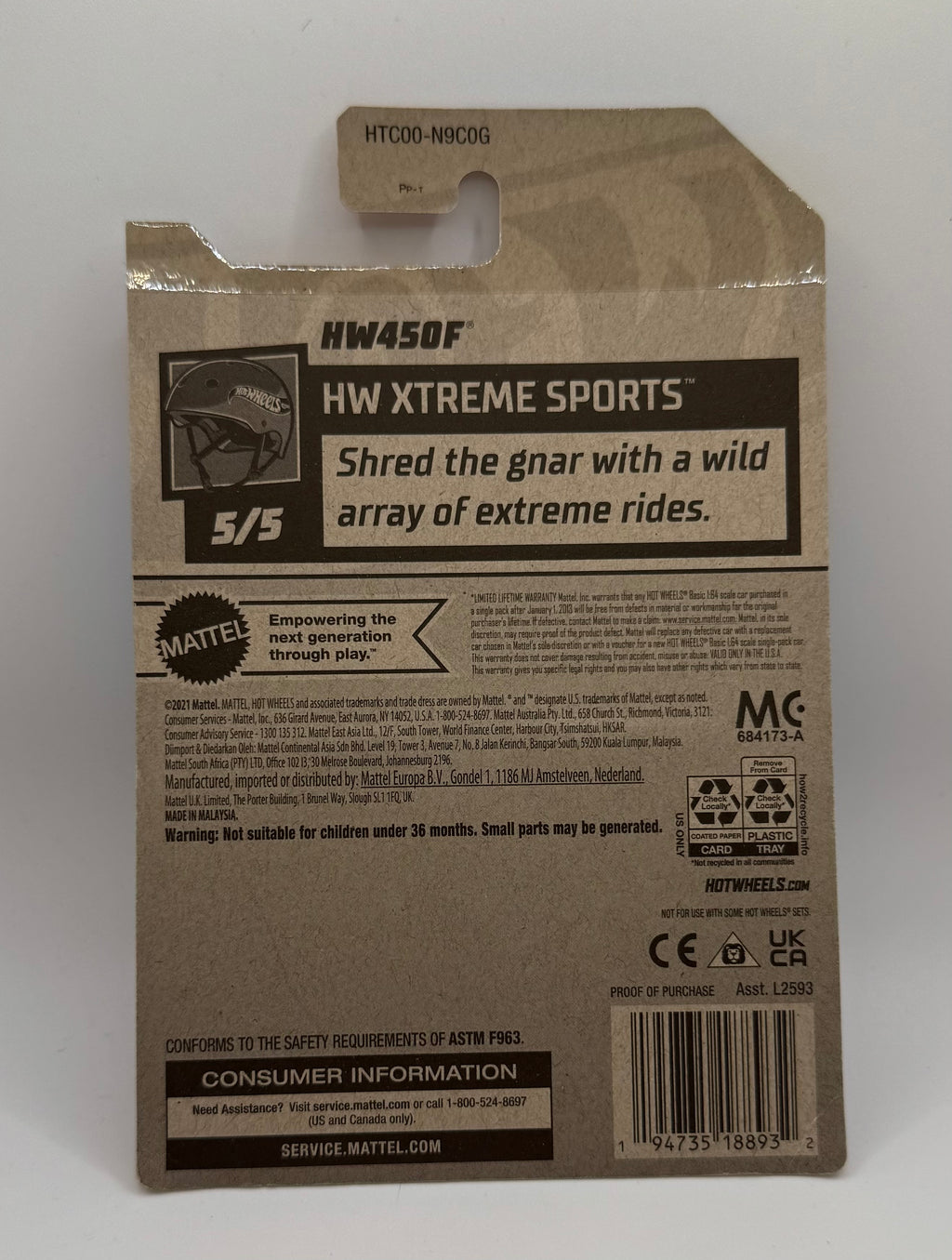 2024 HOT WHEELS ORANGE HW450F