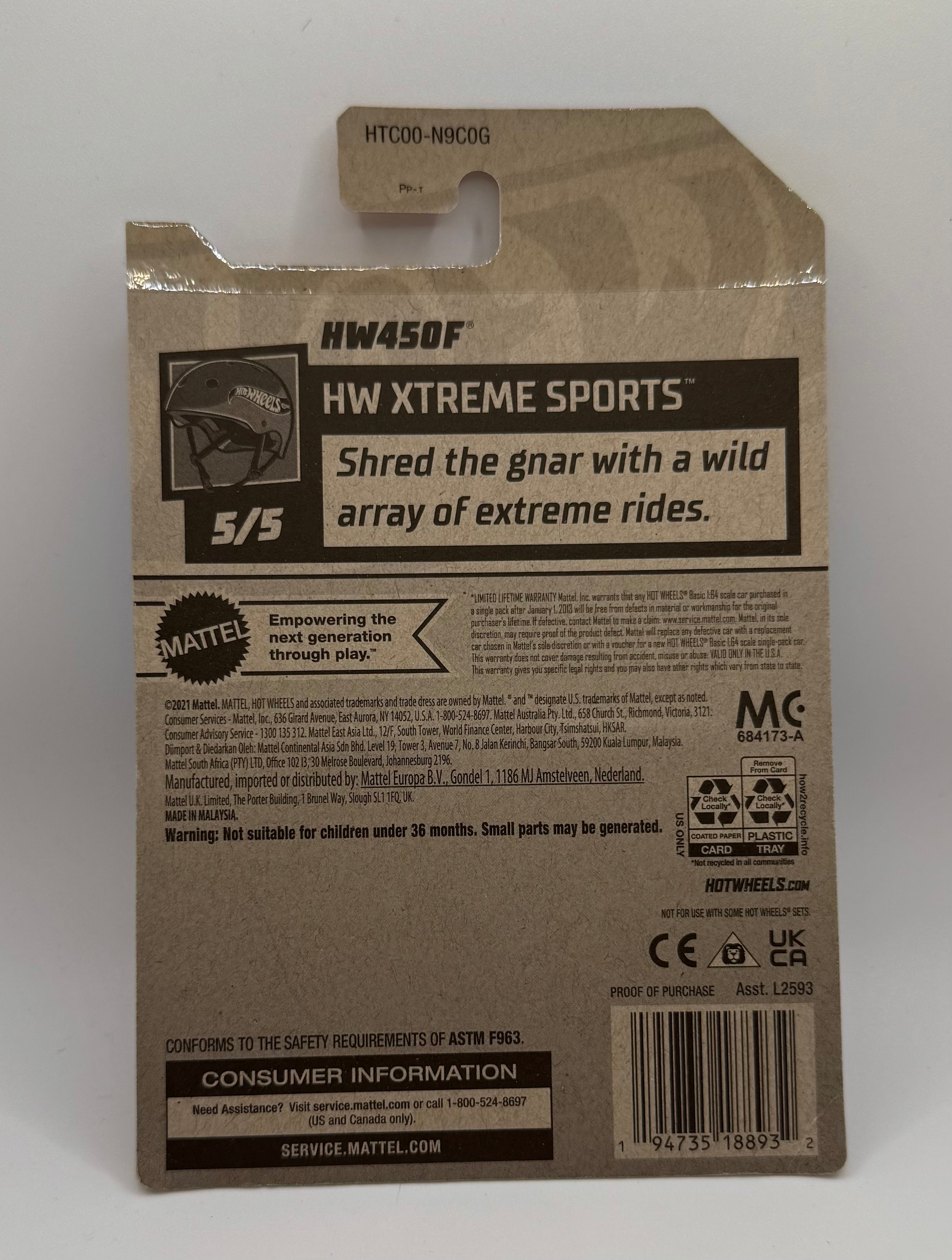 2024 HOT WHEELS ORANGE HW450F