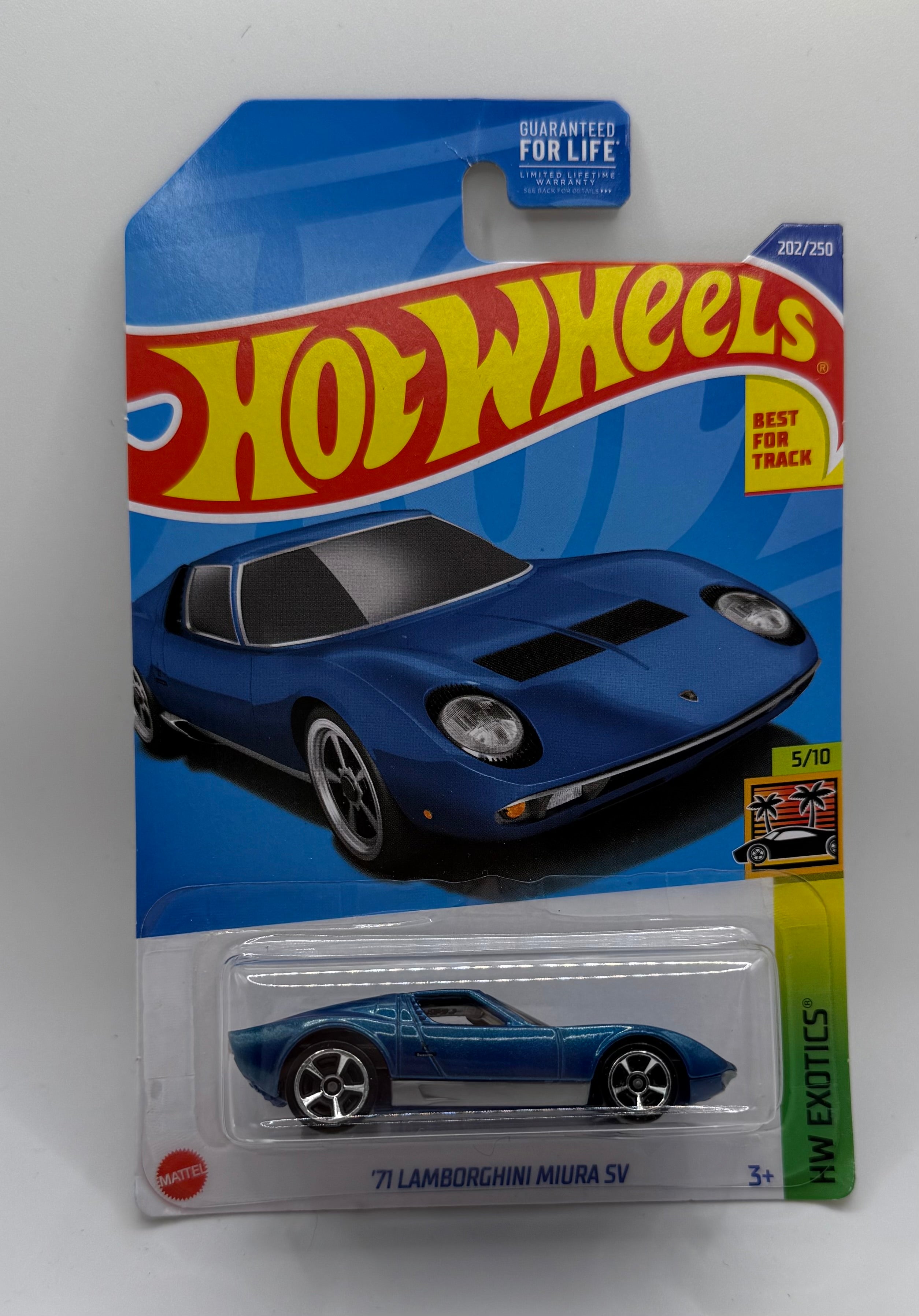 Hot Wheels 71 Lamborghini Miura SV HW Exotics 2022