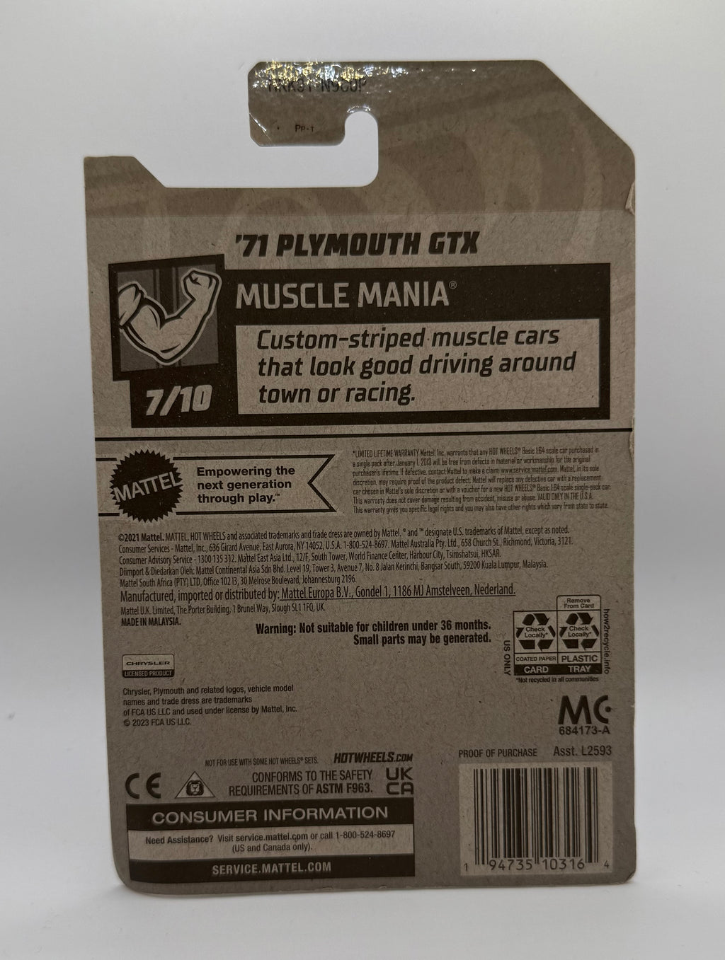 Hot Wheels '71 Plymouth GTX