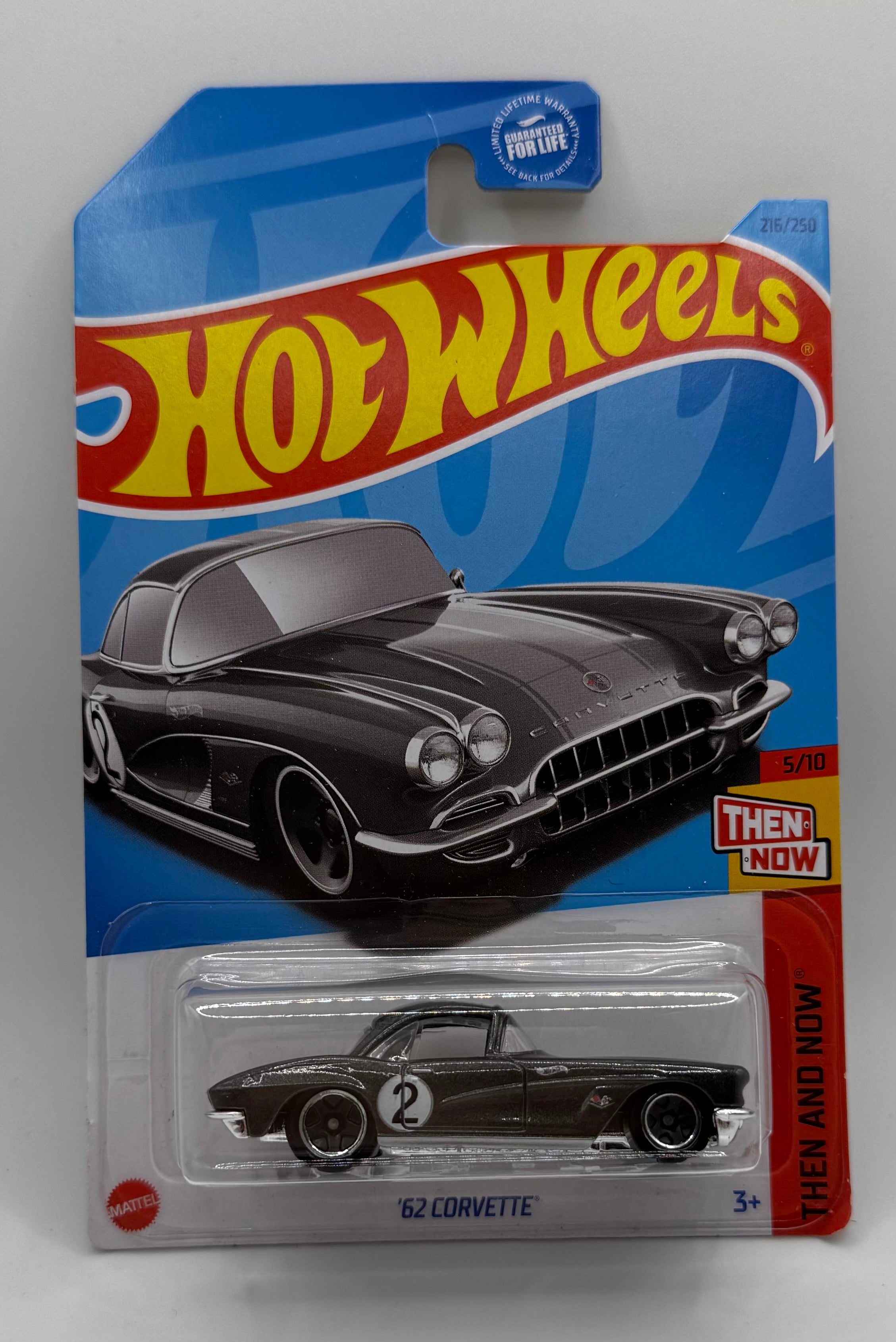2023 Hot Wheels Gray '62 CORVETTE Then and Now