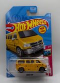 2021 Hot Wheels #50 Yellow Moon Eyes Dodge Van HW Drift