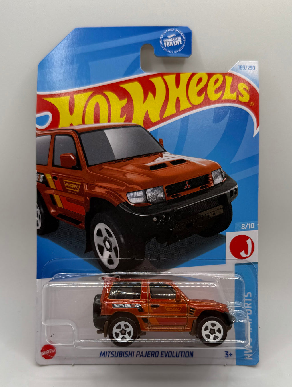 2024 Hot Wheels Mitsubishi Pajero Evolution Orange
