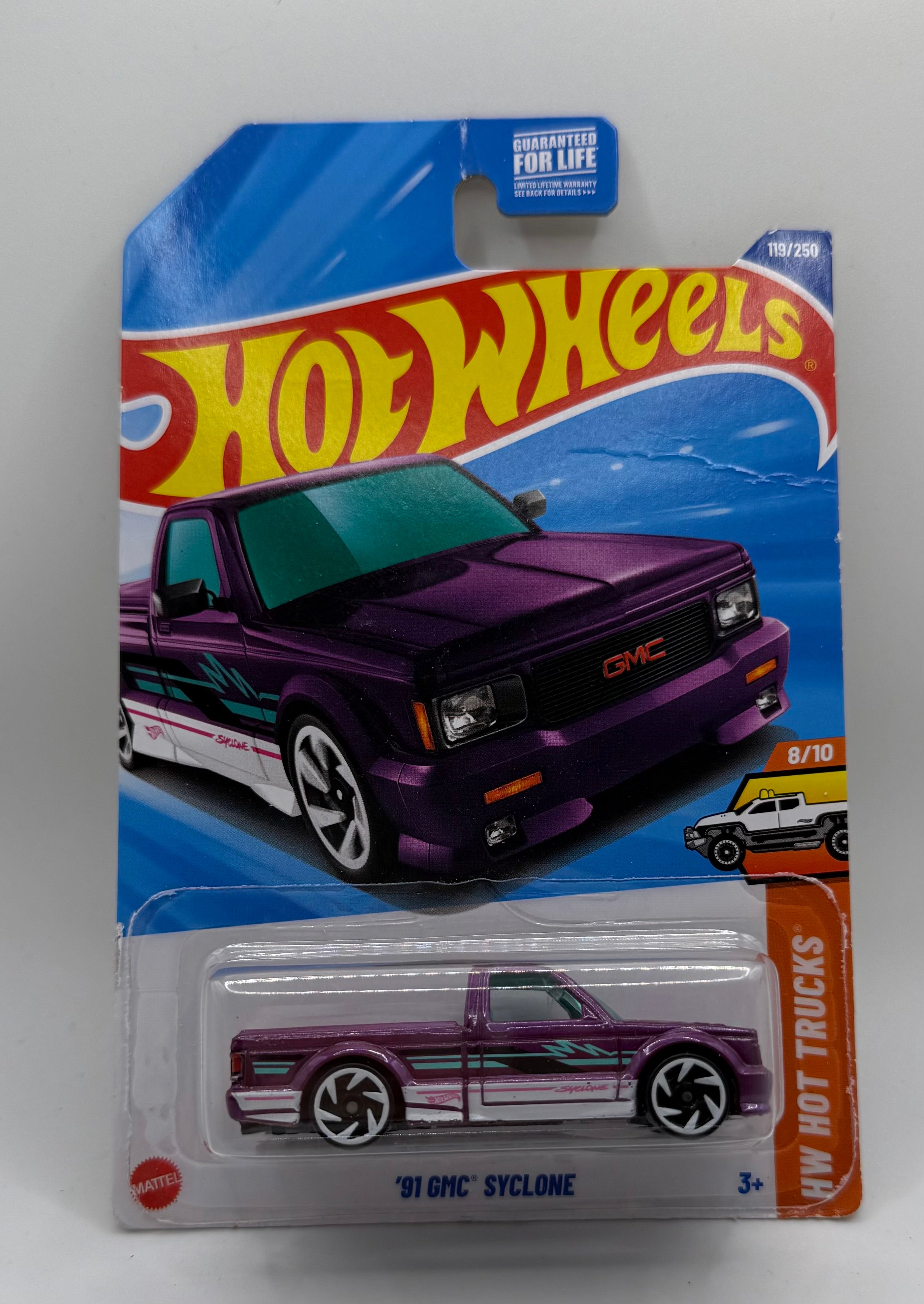 2025 Hot Wheels Main Line 1991 GMC Syclone Purple