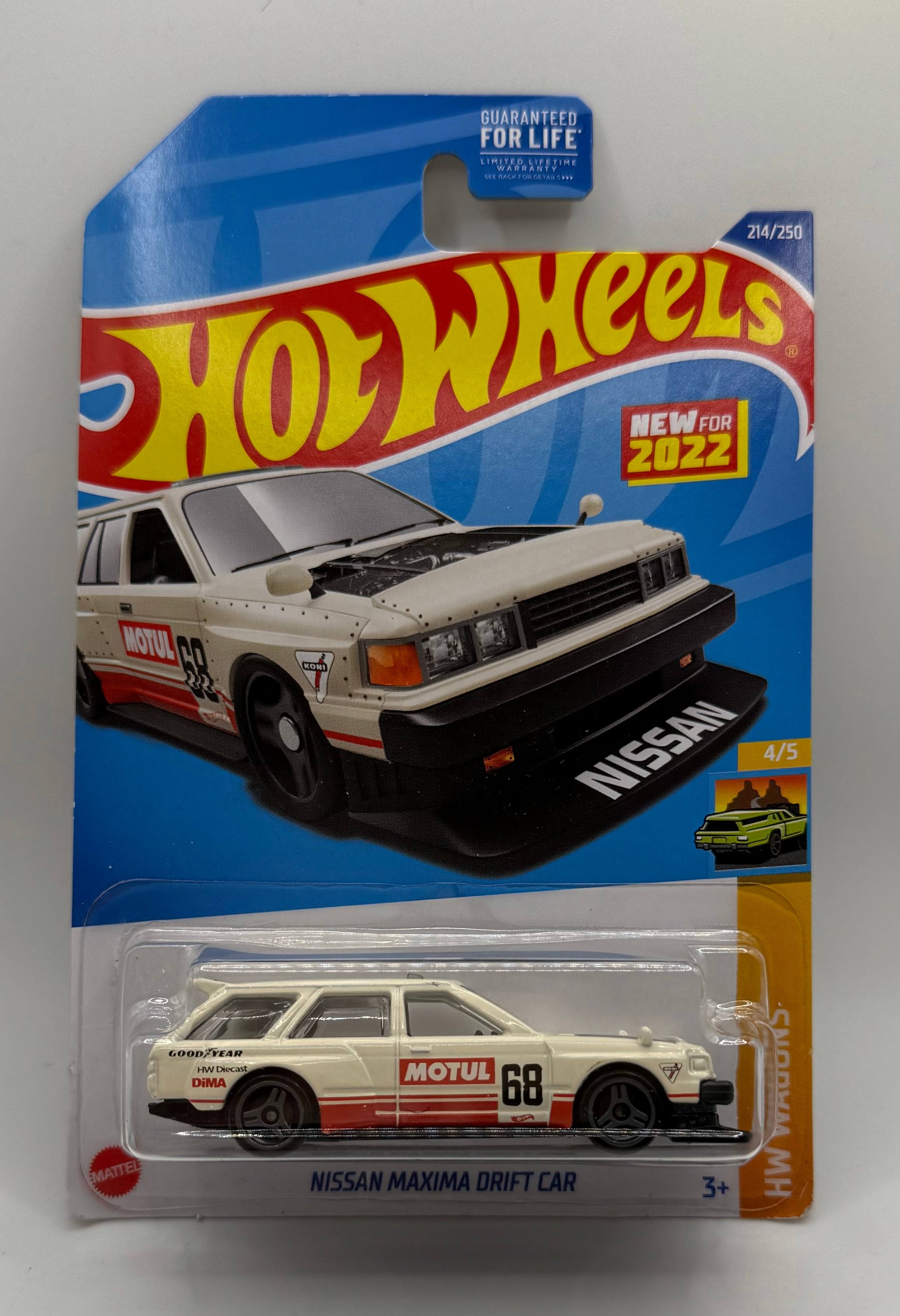 Hotwheels Nissan Maxima Drift car White