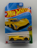 Hot Wheels Cadillac Project GTP Hypercar. 99/250 HW Exotics 1/5 Yellow