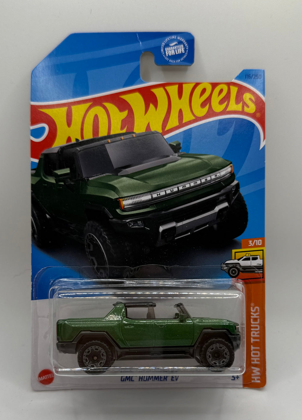 Hotwheels GMC Hummer EV Green