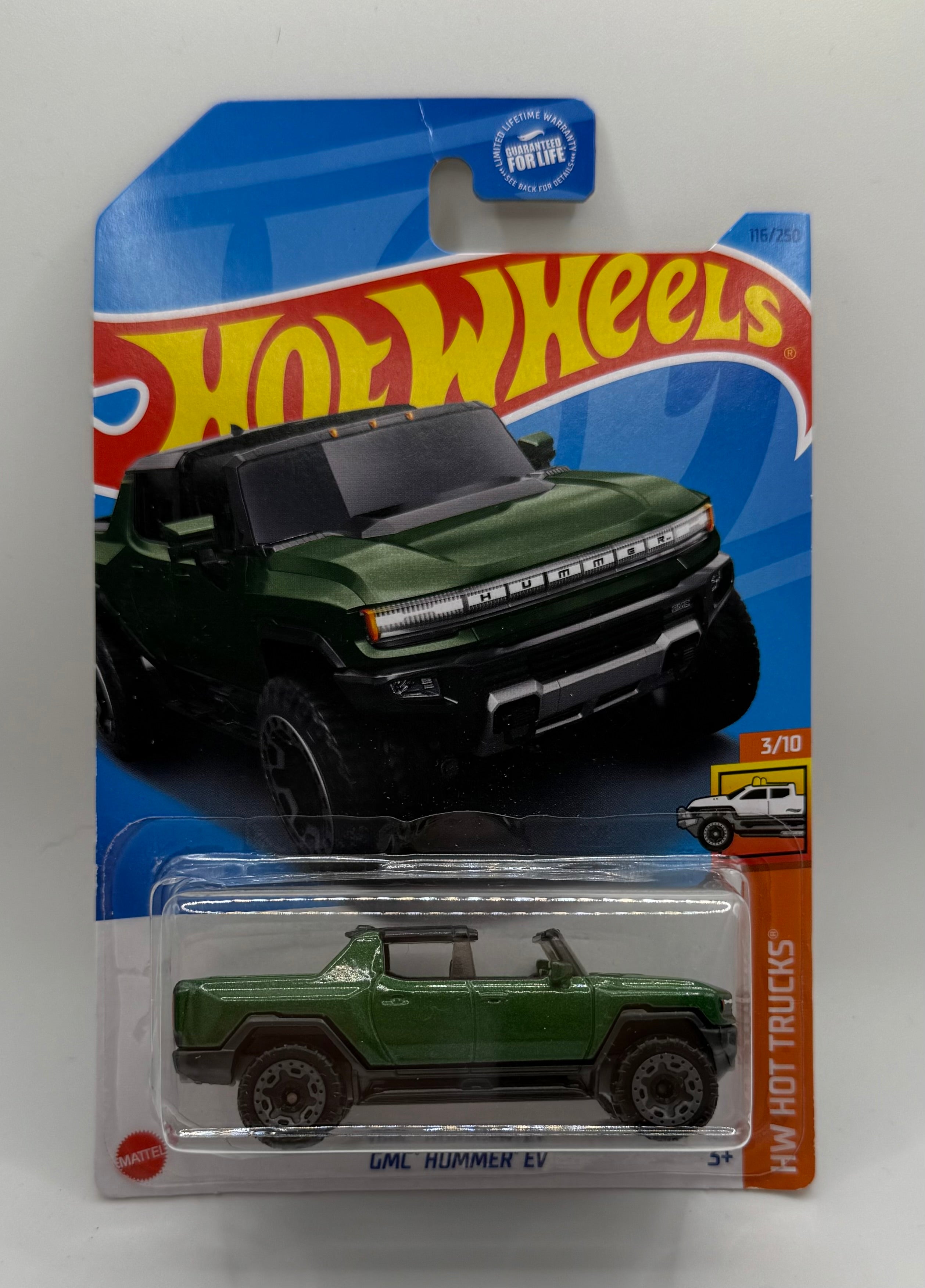 Hotwheels GMC Hummer EV Green