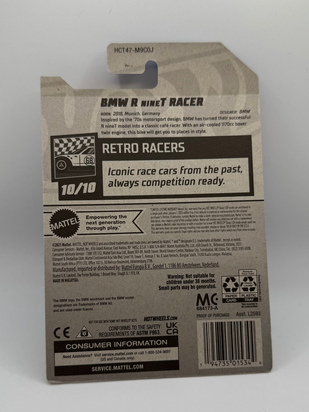 Hotwheels BMW R NineT Racer