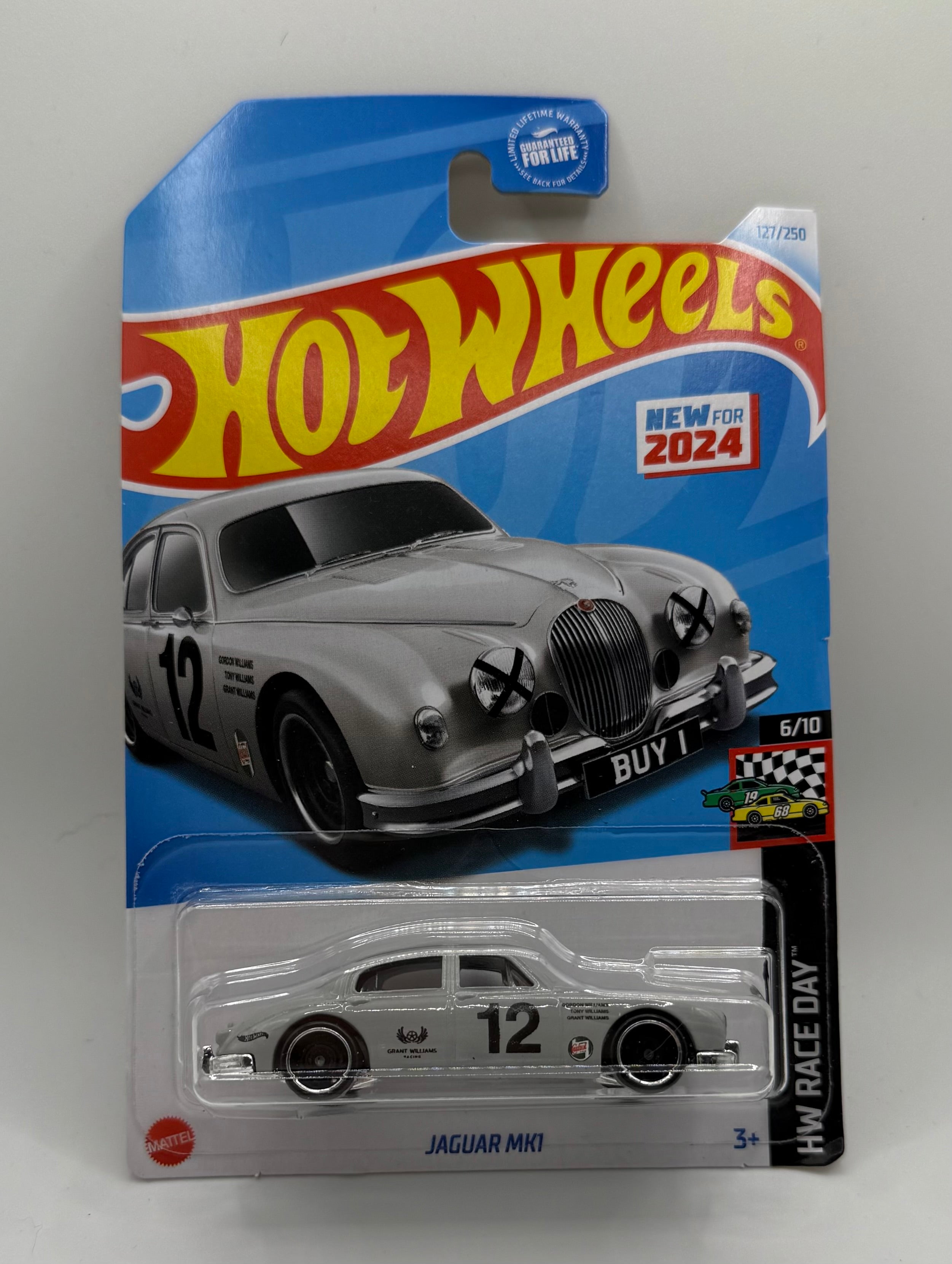 Hotwheels Jaguar MK1 Grey