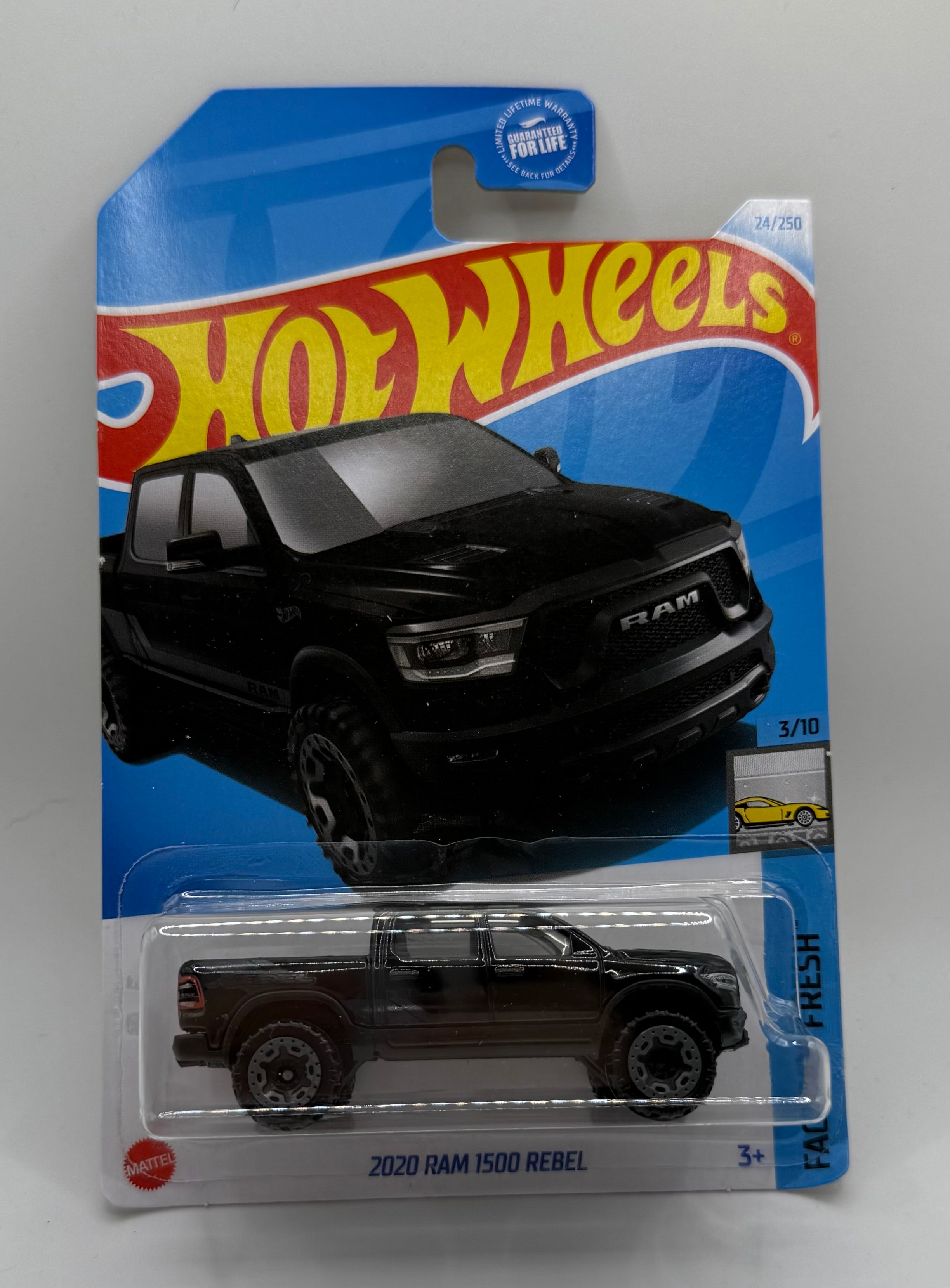 Hotwheels 2020 Ram 1500 Rebel Black