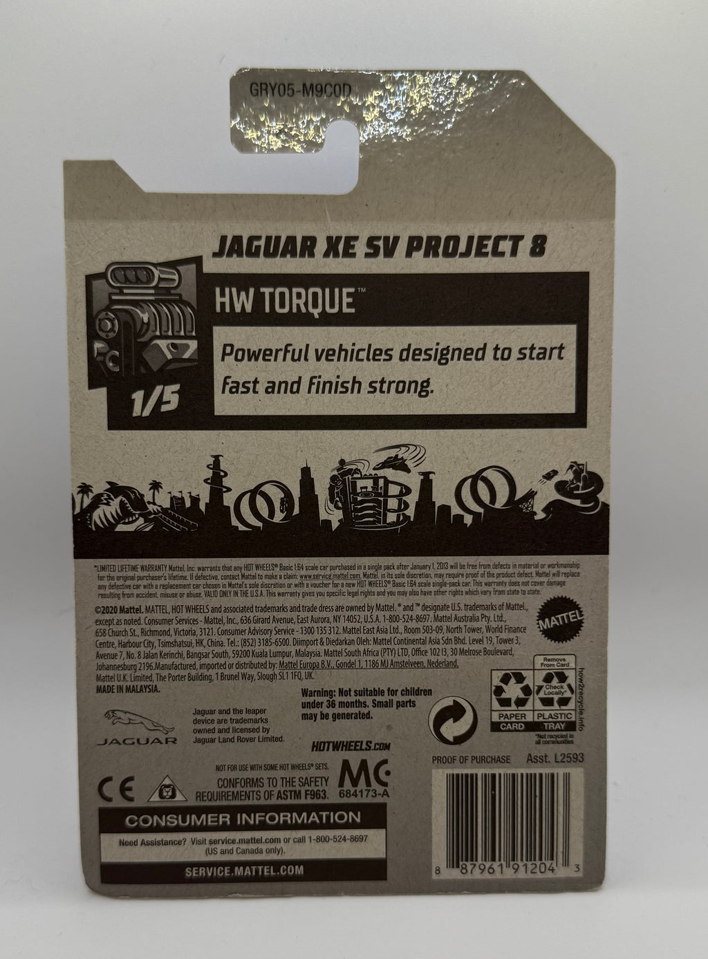 Hotwheels Jaguar XE SV Project 8
