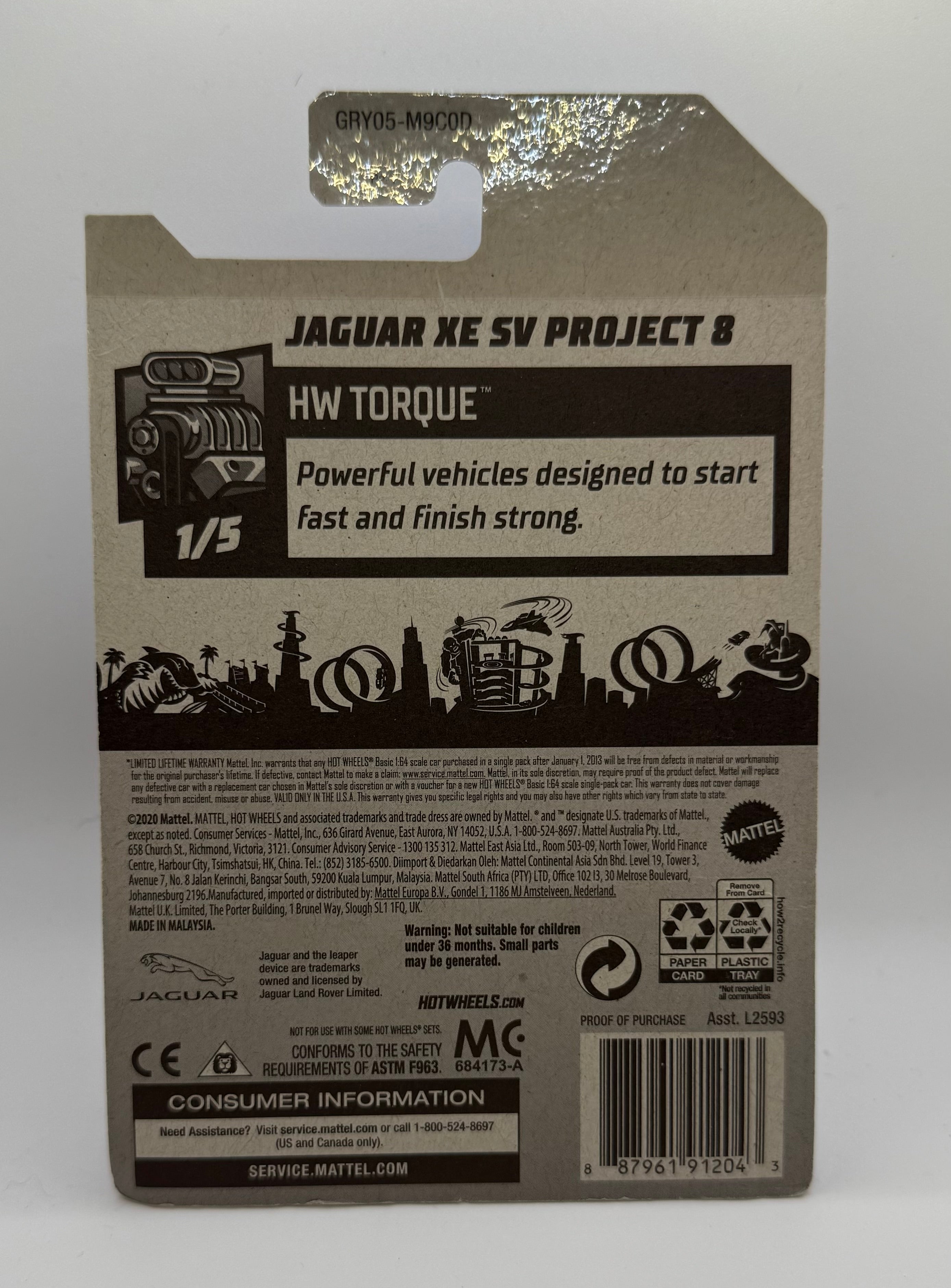 Hotwheels Jaguar XE SV Project 8