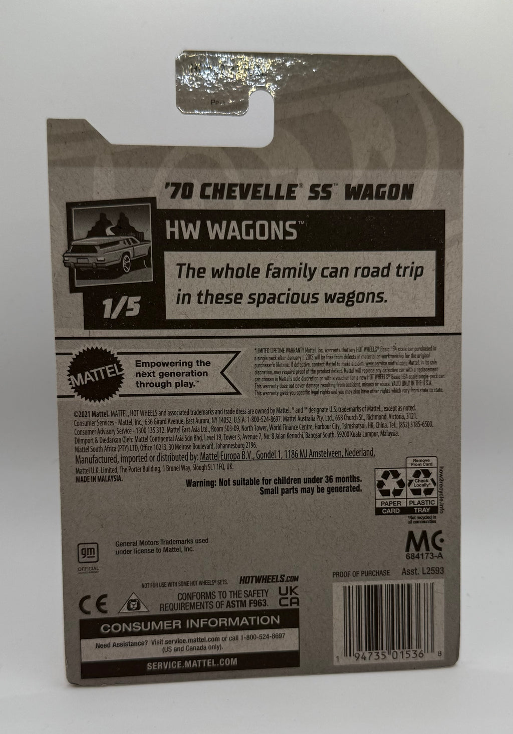 Hotwheels 70 Chevelle SS Wagon