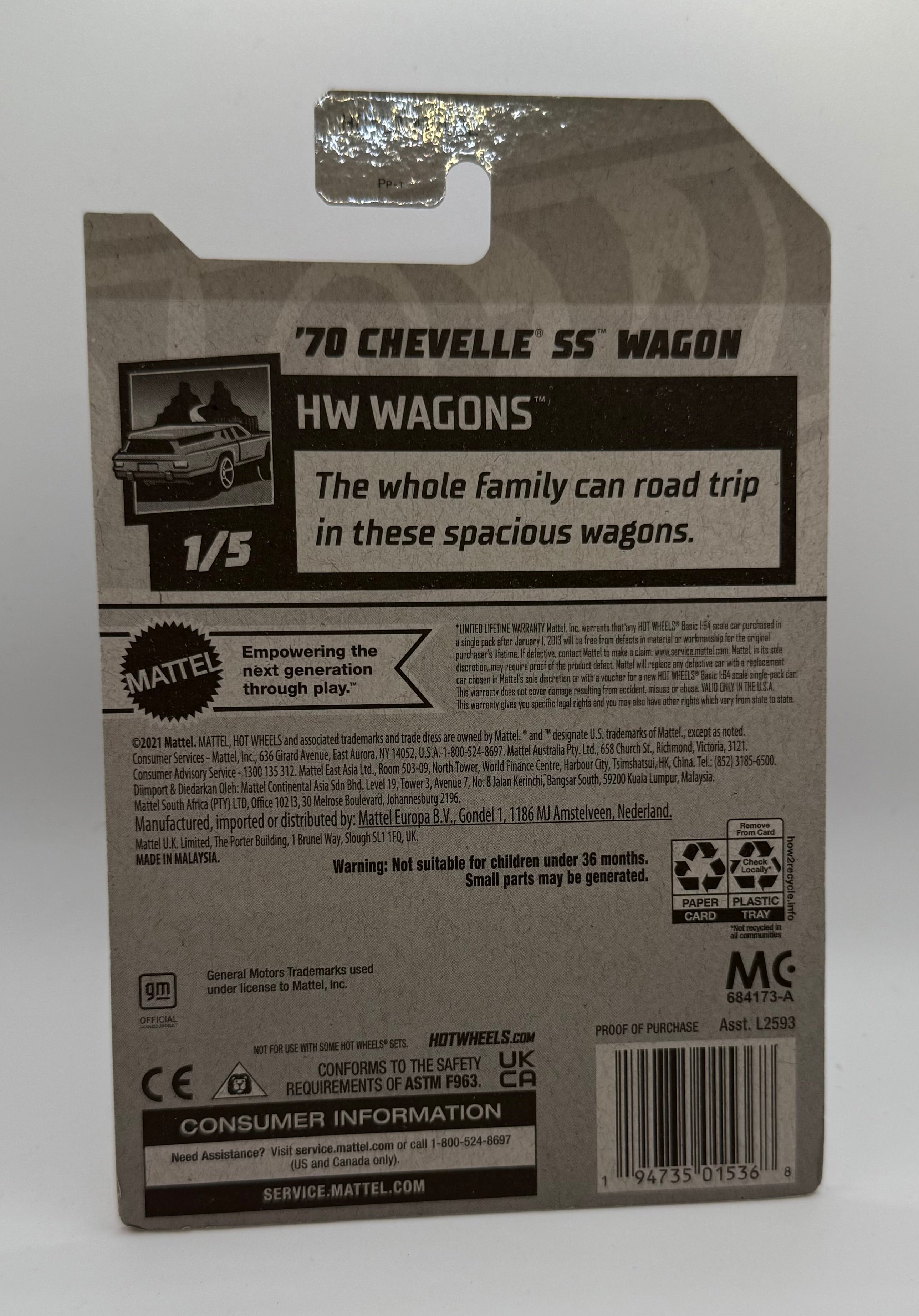 Hotwheels 70 Chevelle SS Wagon