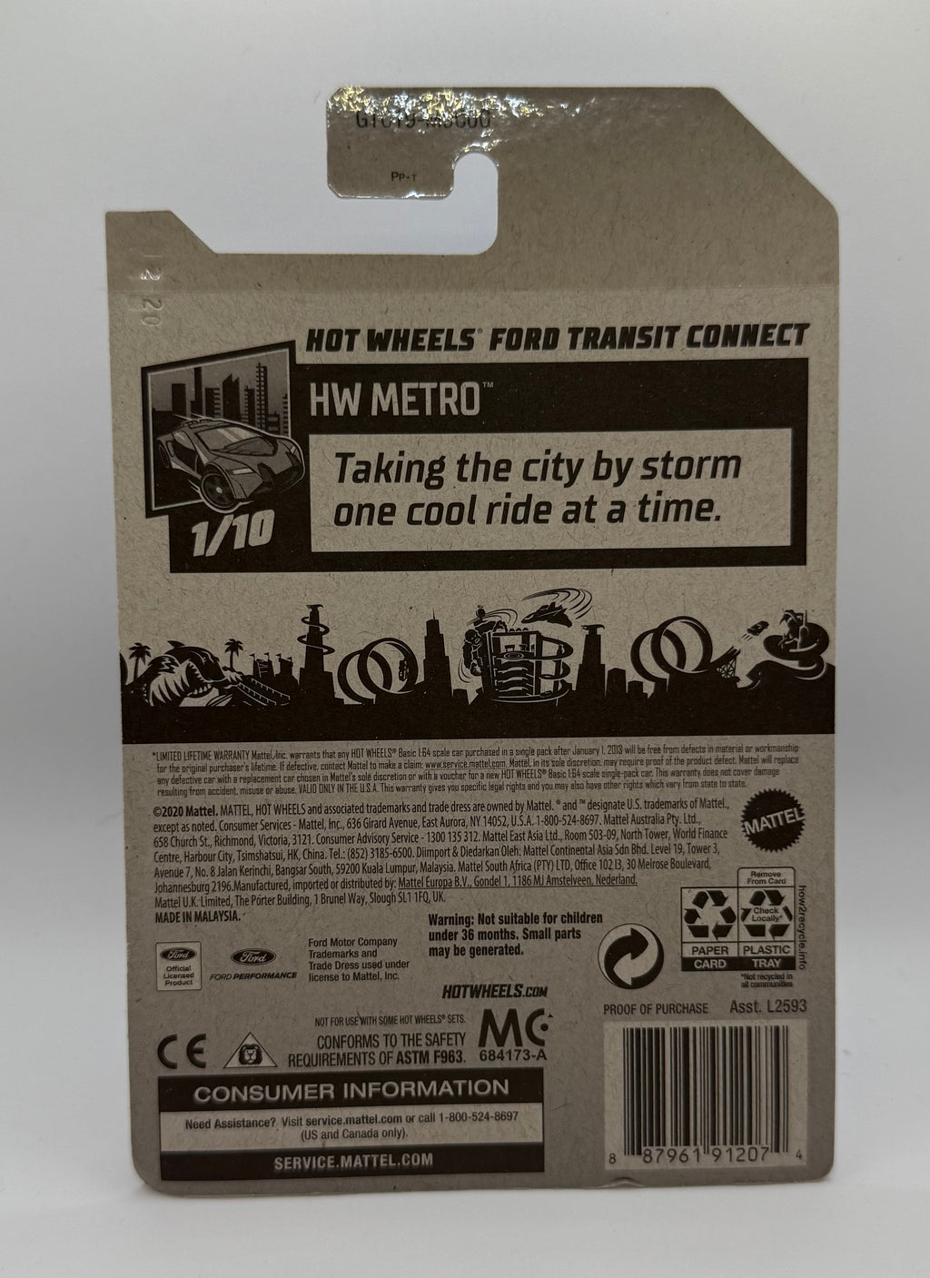 Hot wheels Ford Transit Connect