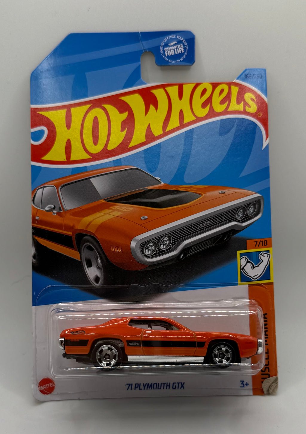 Hotwheels 71 Plymouth GTX Orange