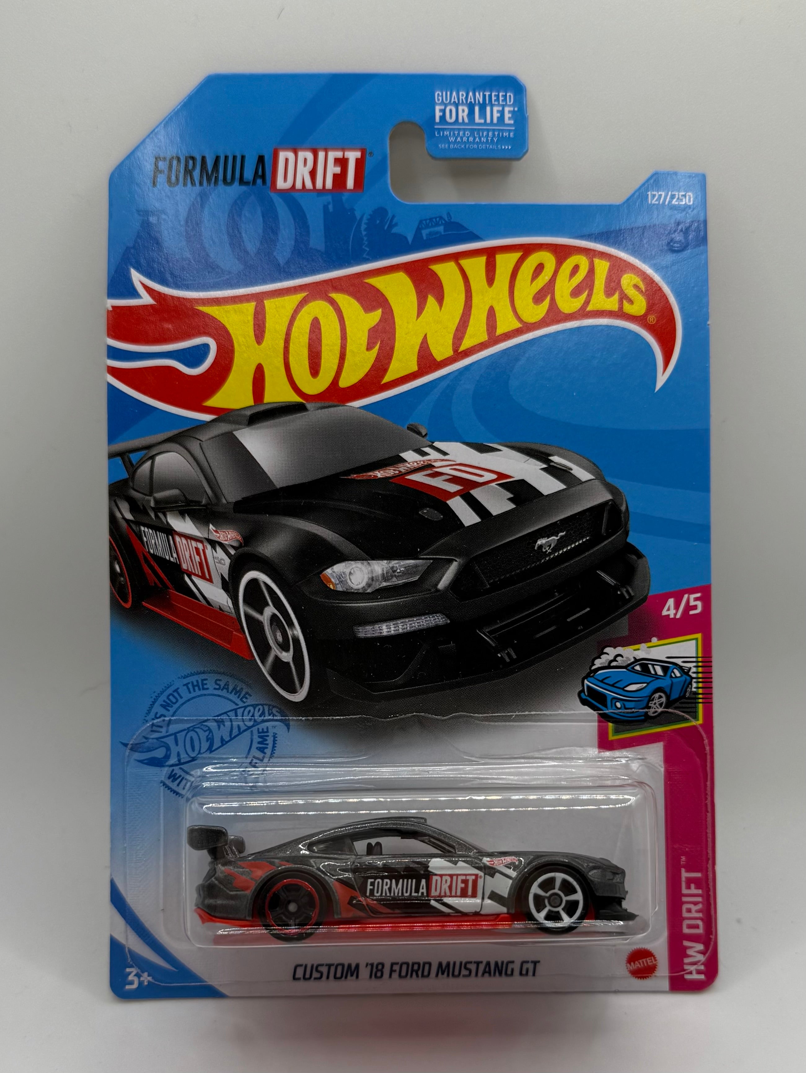 Hotwheels Custom 18 Ford Mustang GT Formula Drift