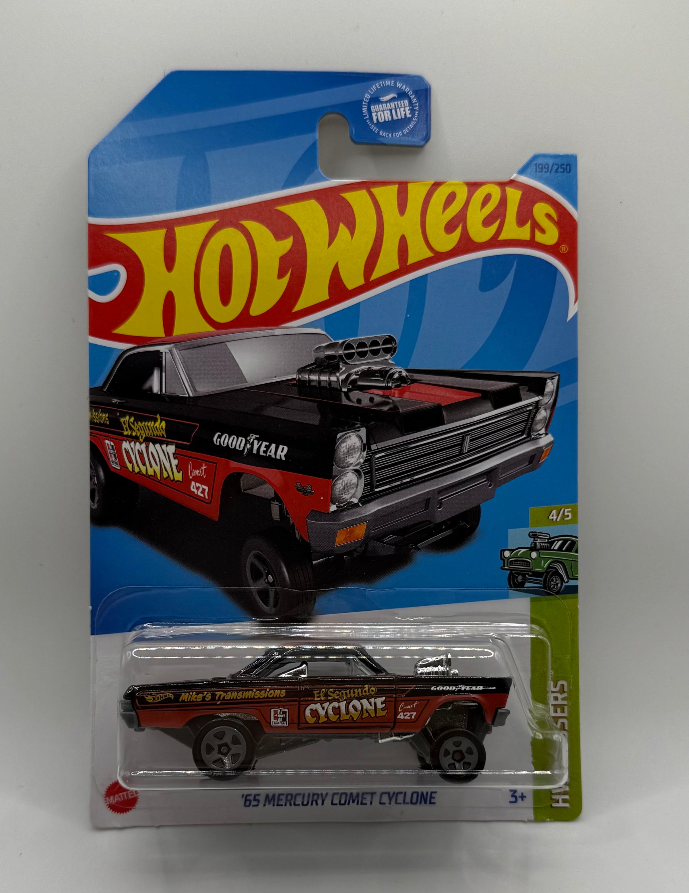 Hotwheels 65 Mercury Comet Cyclone Gasser