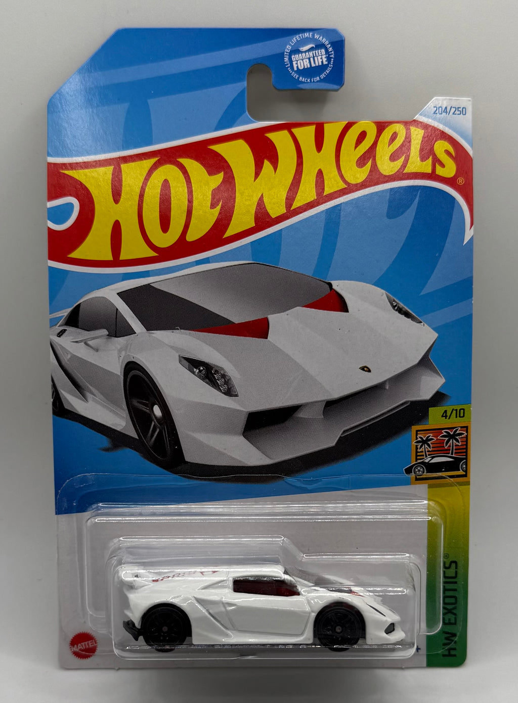 Hotwheels Lamborghini Sesto Elemento White