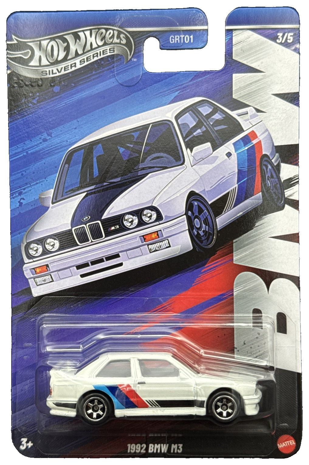 2025 Hot Wheels Silver Series BMW 1992 BMW M3